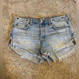 Free People denim shorts size 30